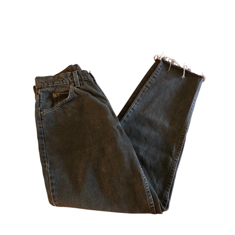 Levis 921 slim fit tapered leg black denim jeans Size 8